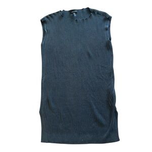 Eileen Fisher Tencel Ribbed Knit Vest/Tunic • XS/S